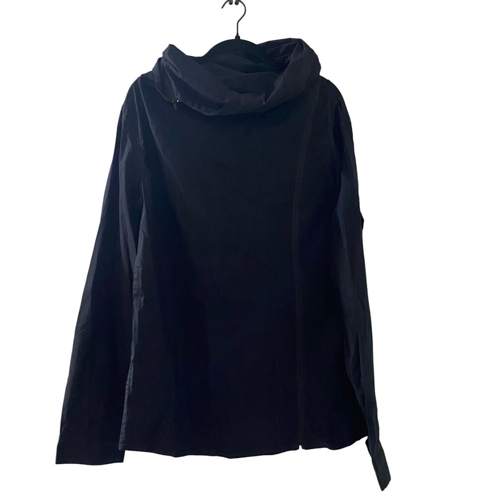 Army of Me Black full zip Cowl Mock neck jacket sz XL